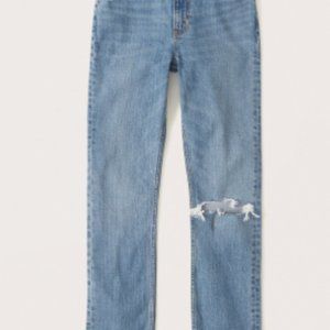 Abercrombie & Fitch Ultra High Rise 90s Slim Straight Jean 26R